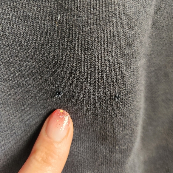 Hollister Y2K 2000s Blue Hoodie Hooded Sweatshirt Size S Puff Letter Spellout - Picture 4 of 14